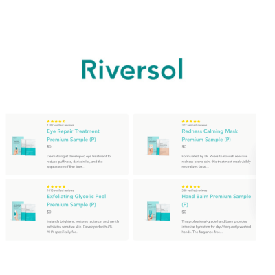 riversol skincare samples