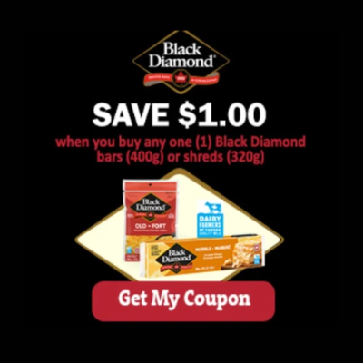 black diamond cheese coupon