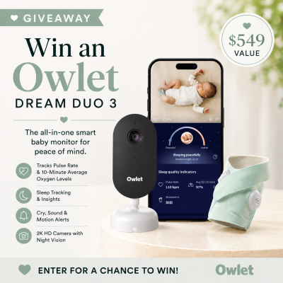 Owlet Dream Duo 3 giveaway Canada