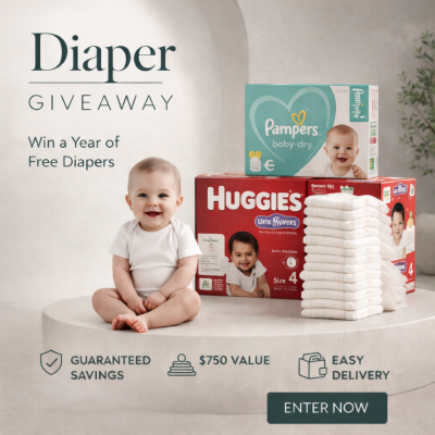 Free Diapers For a Year Giveaway