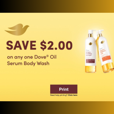 dove coupon