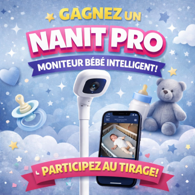 Moniteur intelligent pour bébé Nanit Pro gratuit