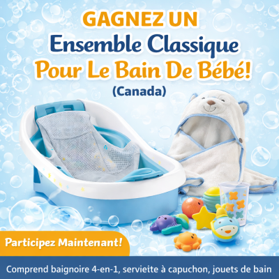 Gagnez un ensemble de bain classique pour bébé au Canada