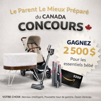 Concours de 2 500 $ en essentiels pour bébé