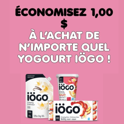 Coupon iÖGO gratuit Canada