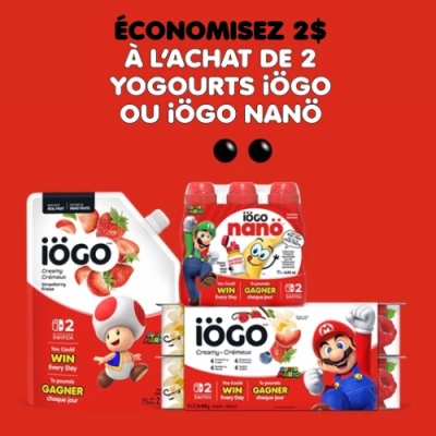 Coupon iÖGO gratuit Canada