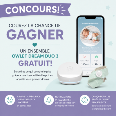 Gagnez un Owlet Dream Duo 3 gratuit