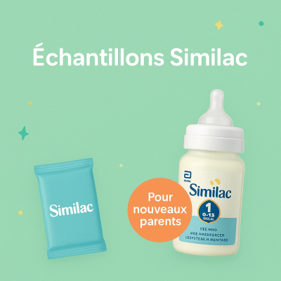 Échantillons de préparation pour nourrissons pour les nouvelles mamans et plus encore avec Similac