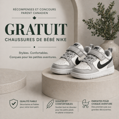 Chaussures Nike gratuites pour bébé