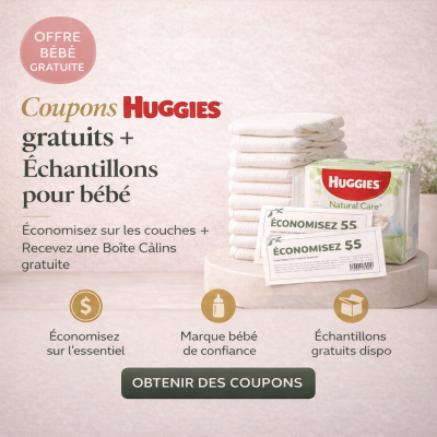 Coupons Huggies gratuits