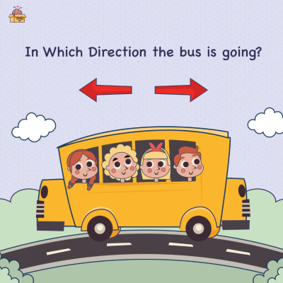 Which way is bus going?